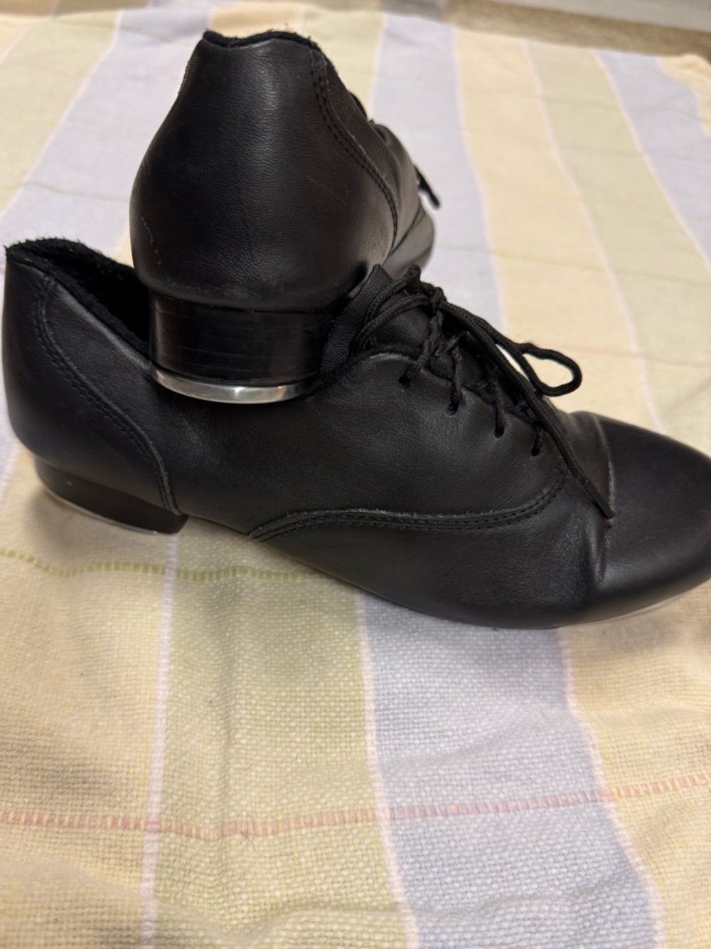 Vintage Revolution Girls Professional leather tap/jazz shoes size 9